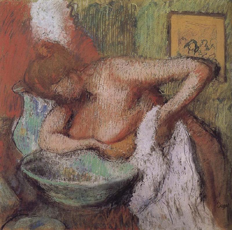 Edgar Degas Lady in the bathroom China oil painting art